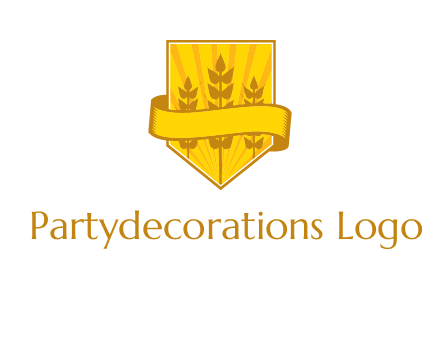 wheat in shield agriculture logo