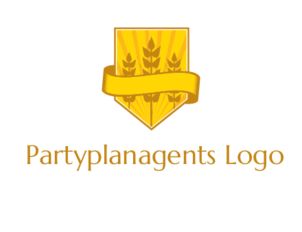 wheat in shield agriculture logo