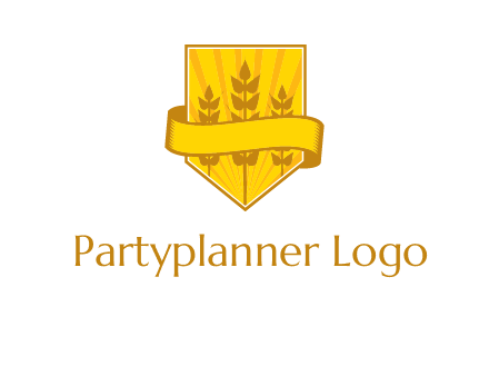 wheat in shield agriculture logo