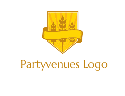 wheat in shield agriculture logo