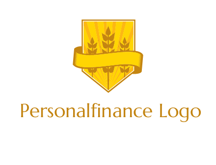 wheat in shield agriculture logo