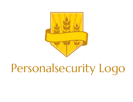 wheat in shield agriculture logo