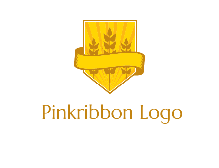 wheat in shield agriculture logo