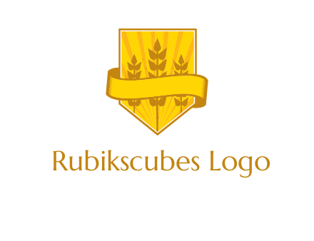 wheat in shield agriculture logo