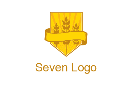 wheat in shield agriculture logo
