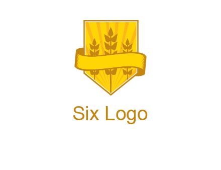 wheat in shield agriculture logo