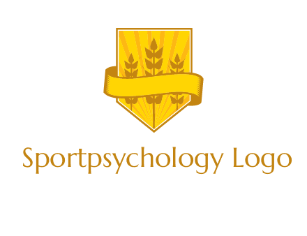 wheat in shield agriculture logo