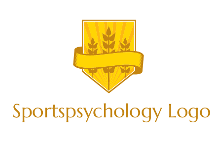wheat in shield agriculture logo