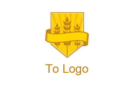 wheat in shield agriculture logo