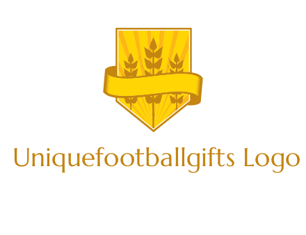 wheat in shield agriculture logo