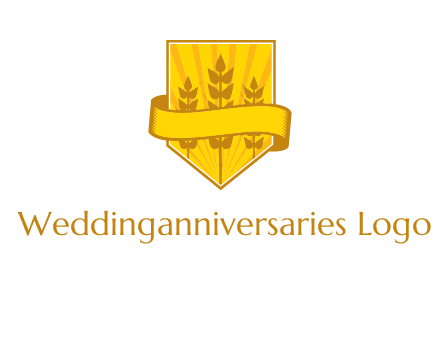 wheat in shield agriculture logo