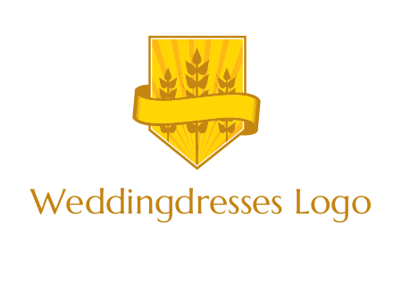 wheat in shield agriculture logo