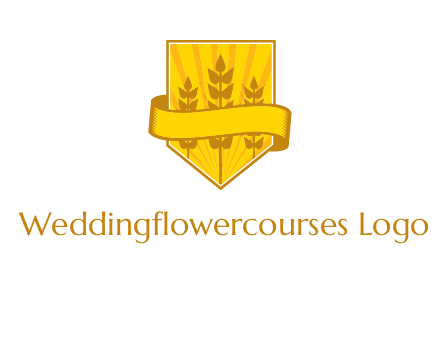 wheat in shield agriculture logo