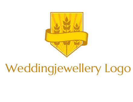 wheat in shield agriculture logo
