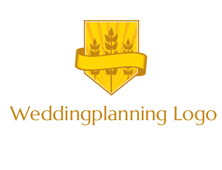 wheat in shield agriculture logo