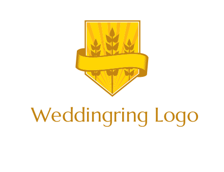 wheat in shield agriculture logo