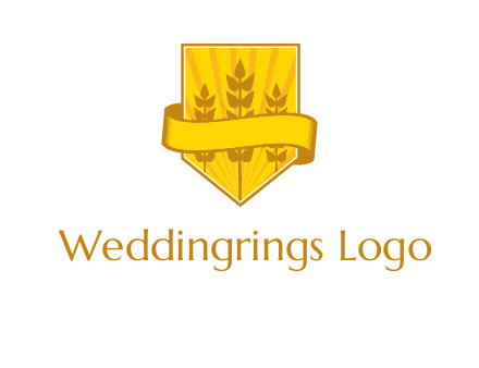 wheat in shield agriculture logo