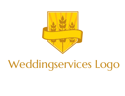 wheat in shield agriculture logo