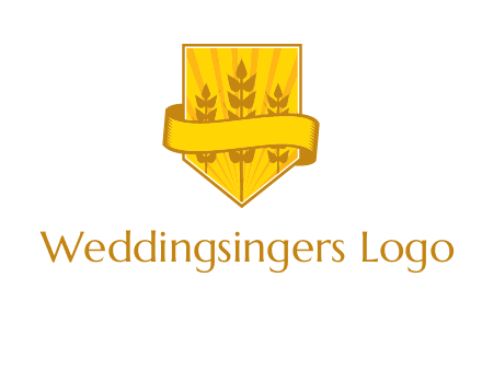 wheat in shield agriculture logo
