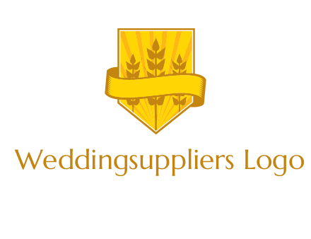 wheat in shield agriculture logo