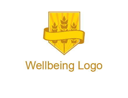 wheat in shield agriculture logo