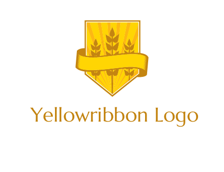 wheat in shield agriculture logo