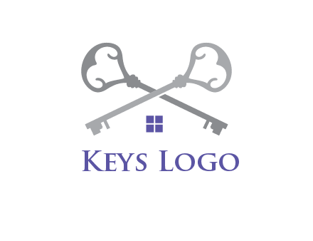 keys with home real estate logo