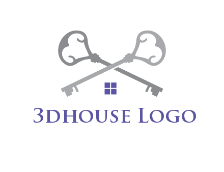 keys with home real estate logo