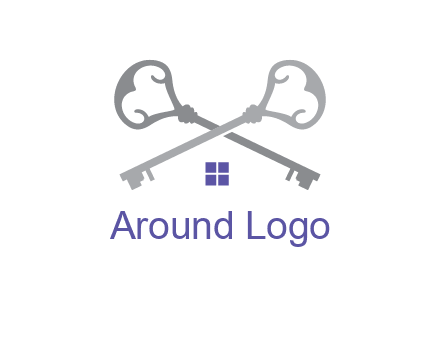 keys with home real estate logo