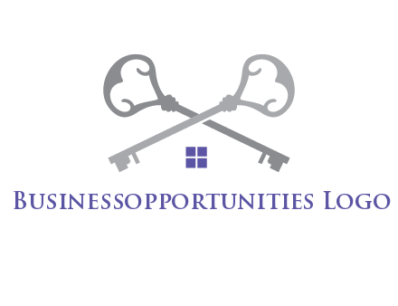 keys with home real estate logo