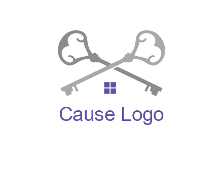 keys with home real estate logo