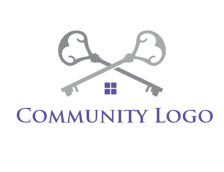 keys with home real estate logo