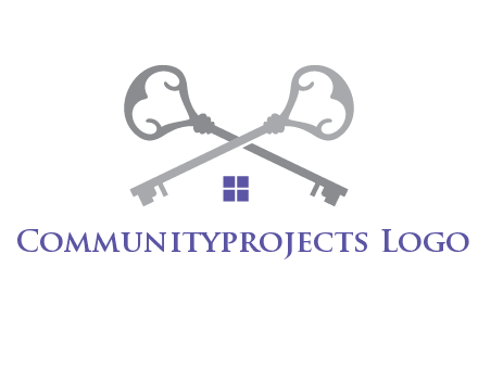 keys with home real estate logo
