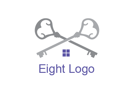 keys with home real estate logo