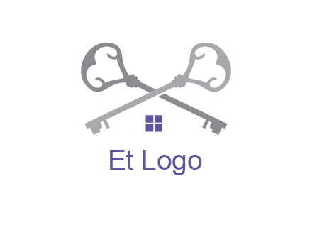keys with home real estate logo