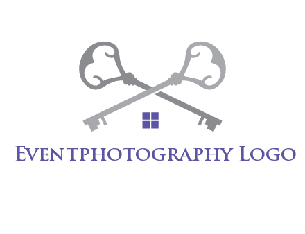 keys with home real estate logo