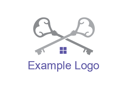 keys with home real estate logo