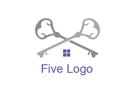 keys with home real estate logo