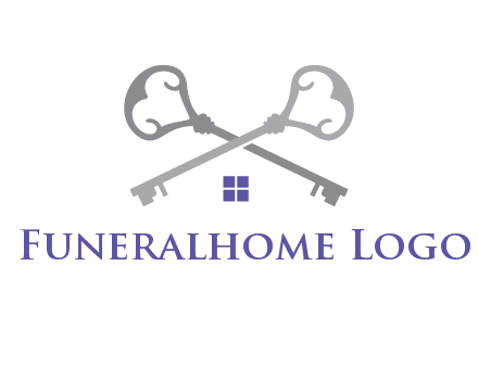 keys with home real estate logo