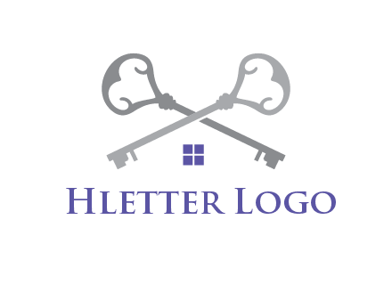 keys with home real estate logo