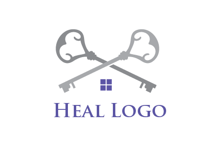 keys with home real estate logo