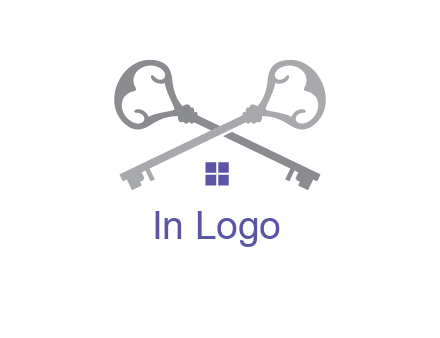 keys with home real estate logo