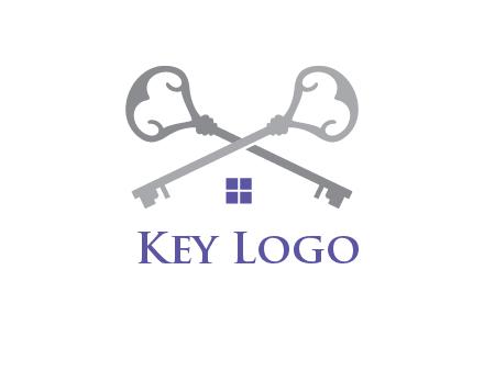 keys with home real estate logo