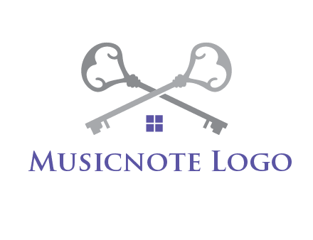 keys with home real estate logo