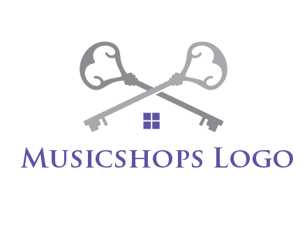 keys with home real estate logo