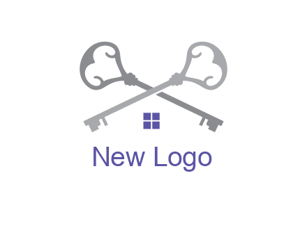keys with home real estate logo