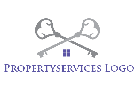 keys with home real estate logo