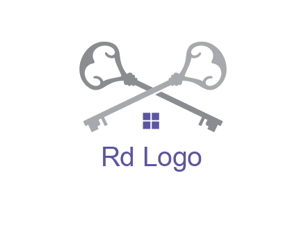 keys with home real estate logo