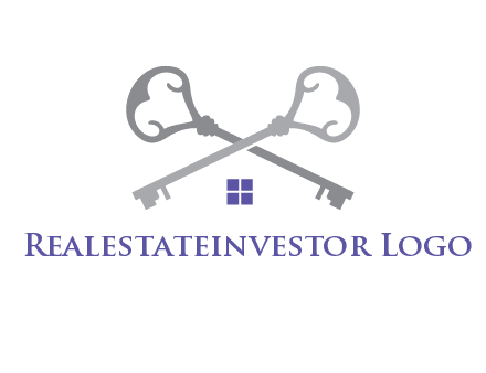 keys with home real estate logo