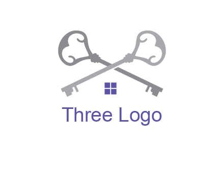 keys with home real estate logo